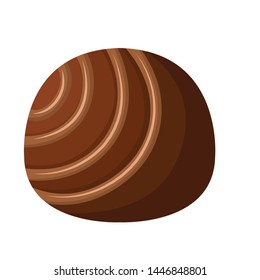 chocolate sweets , vector illustration isolated on white background