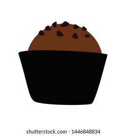 chocolate sweets , vector illustration isolated on white background