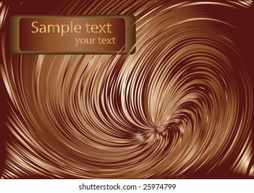 chocolate swirl background; clip-art