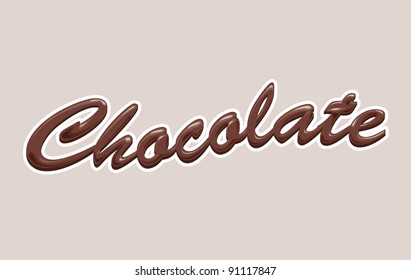 chocolate text