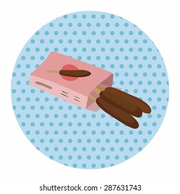 chocolate theme elements vector,eps