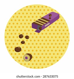chocolate theme elements vector,eps