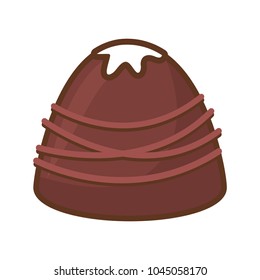 Chocolate truffle icon