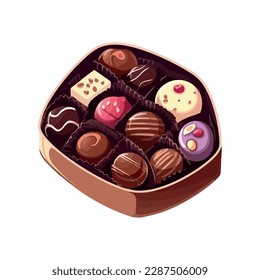 Chocolate truffles variation of sweet