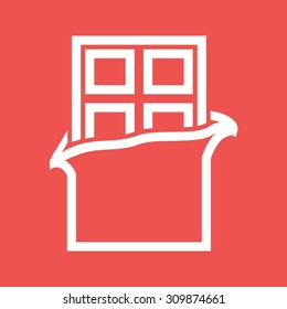 Chocolate, valentine, candy icon vector image.Can also be used for valentine, love, observances and holidays. Suitable for mobile apps, web apps and print media. 