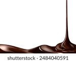Chocolate Valentine falling from above