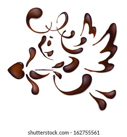 chocolate valentine , vector