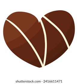 chocolate valentines day heart love relationship sweet food icon element