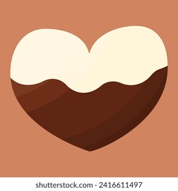 chocolate valentines day heart love relationship sweet food icon element