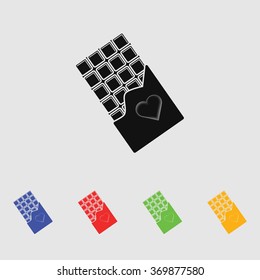 Chocolate - Valentine's Day vector icon