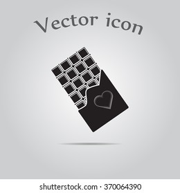 Chocolate - Valentine's Day vector icon