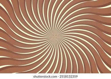 Chocolate Vanilla Candy Cream Swirl Brown Twisted Spiral Background