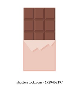 Chocolate Vector, Chocolate Bar Vector, Dark Chocolate Candy, Cocoa Beans, Vector Illustration Background