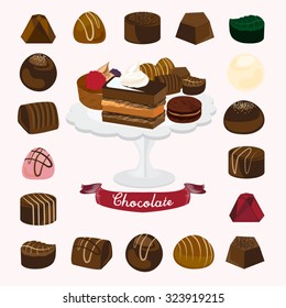 Chocolate Vector Design Illustration