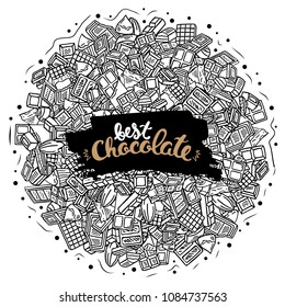 chocolate vector doodle illustration