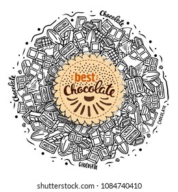 chocolate vector doodle illustration