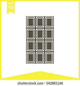 Chocolate vector icon.
