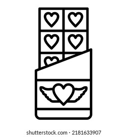 Chocolate vector icon. Can be used for printing, mobile and web applications.