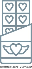 Chocolate vector icon. Can be used for printing, mobile and web applications.