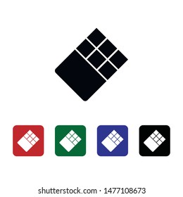 Chocolate vector icon. Element of kitchen for mobile concept and web apps illustration. Thin flat icon for website design and development, app development. Premium icon