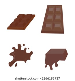 Chocolate vector icon illustration symbol design