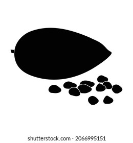 Schokolade, Vektorsymbol.Schwarz, Vektorsymbol einzeln auf weißem Hintergrund, Schokolade.