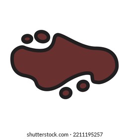 Chocolate vector icon.Color vector icon isolated on white background chocolate.