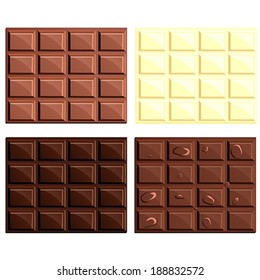 Chocolate, vector illustration