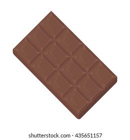 Chocolate vector illustration icon in cartoon design