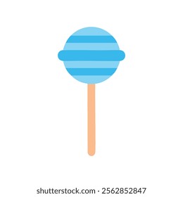 Chocolate vector illustration, Love lollipop