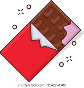 chocolate Vector illustration on a transparent background.Premium quality symmbols. vector line flat  icon for concept and graphic design.