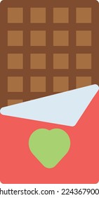 chocolate Vector illustration on a transparent background. Premium quality symmbols. Line Color vector icons for concept and graphic design. 
