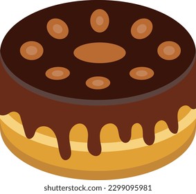 chocolate Vector illustration on a transparent background. Premium quality symbols. Flat icons for concept and graphic design.