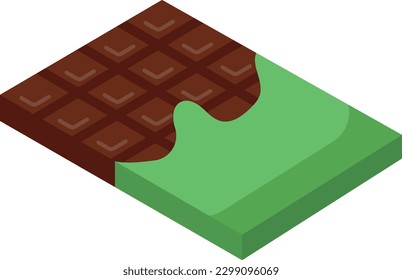 chocolate Vector illustration on a transparent background. Premium quality symbols. Flat icons for concept and graphic design.