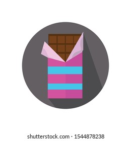 chocolate vector illustration simple clip art