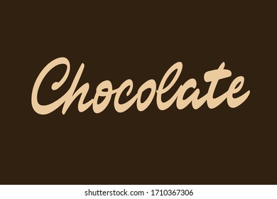 Chocolate Word Images, Stock Photos & Vectors | Shutterstock