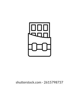 Chocolate vector line icon icons design