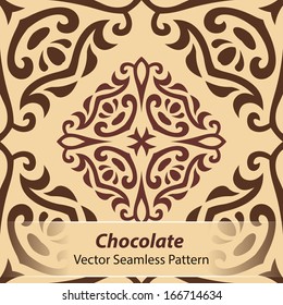 Chocolate Vector Seamless Pattern for Your Own Design