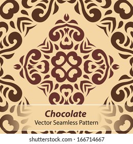 Chocolate Vector Seamless Pattern for Your Own Design