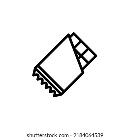 Schokoladenvektor für die Symbolpräsentation von Webseiten