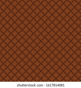 chocolate waffle pattern. waffle pattern background good for your element food design.