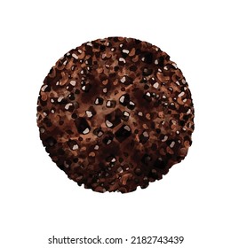 Chocolate watercolor vector design great for cards, banners, headers, party posters or decorate your artwork.