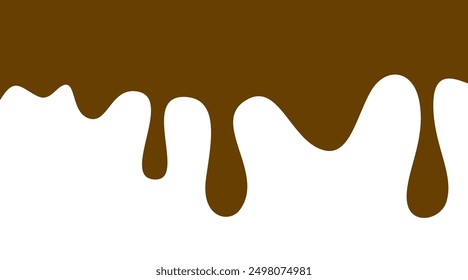 fondo de onda de chocolate. fondo fluido de chocolate. fondo líquido de chocolate. fondo de chocolate abstracto.