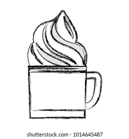 chocolate and whipped cream
