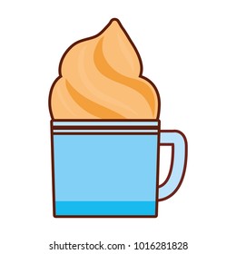 chocolate and whipped cream