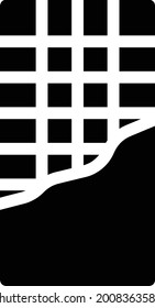 chocolate with white background. chocolate is a symbol of bakery .glyph flat icon.