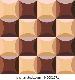 Chocolate white milky seamless pattern