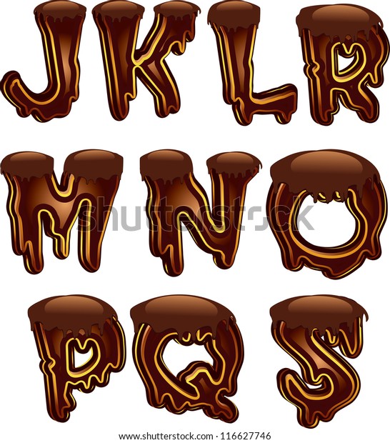 Chocolate Word 2 Stock Vector (royalty Free) 116627746