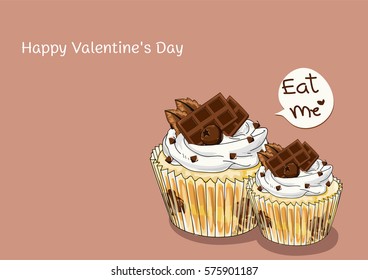 Chocolate-Bar CupCake