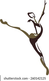 chocolate-colored ballerina